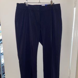 Apt 9 Straight Leg Mid Rise Dress Pants, Navy, Size 12